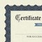 Great Papers! Certificate of Completion Fill-In, Stone Blue Border, 8.5" x 11", Printer Compatible, 15 count
